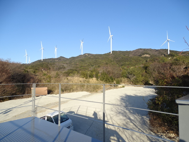 瀬戸内海を見渡せる展望デッキが出来ました。